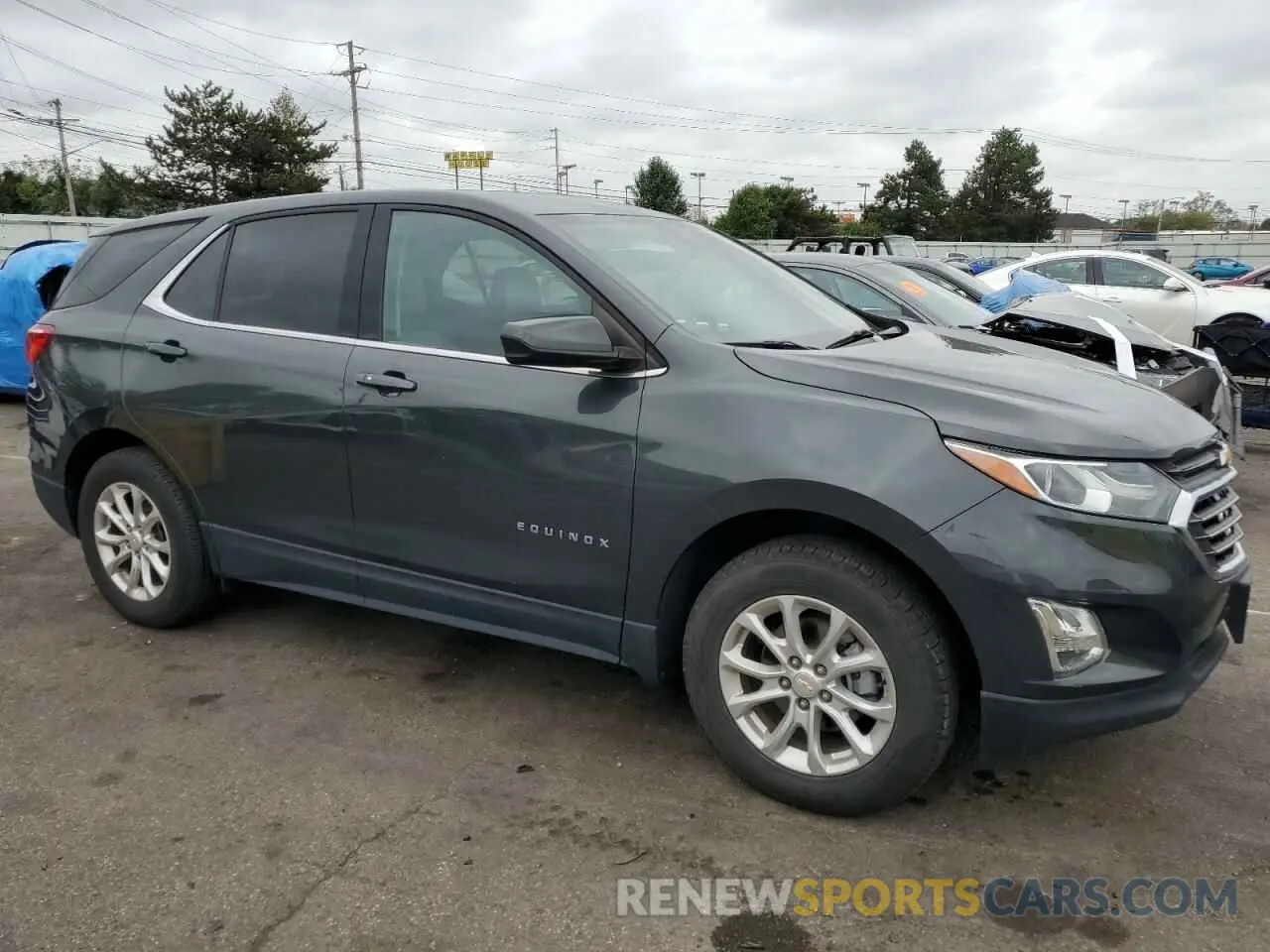 4 fotografías del automóvil dañado 2GNAXUEV3L6161764 CHEVROLET EQUINOX 2020