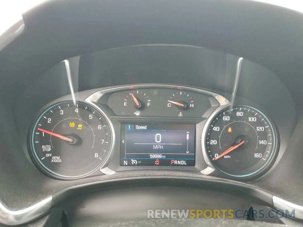 9 fotografías del automóvil dañado 2GNAXUEV3L6161764 CHEVROLET EQUINOX 2020