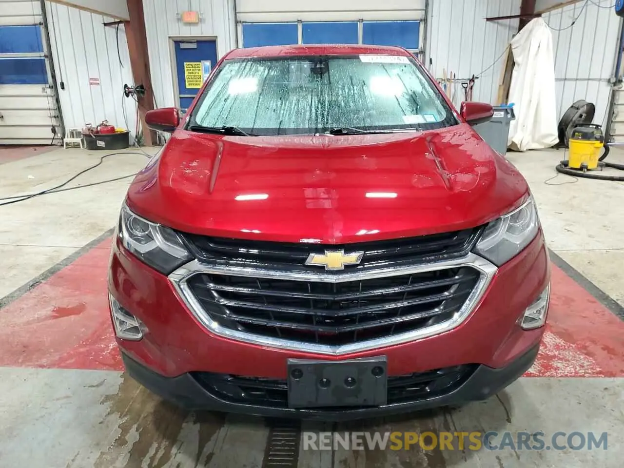5 fotografías del automóvil dañado 2GNAXUEV4L6145489 CHEVROLET EQUINOX 2020