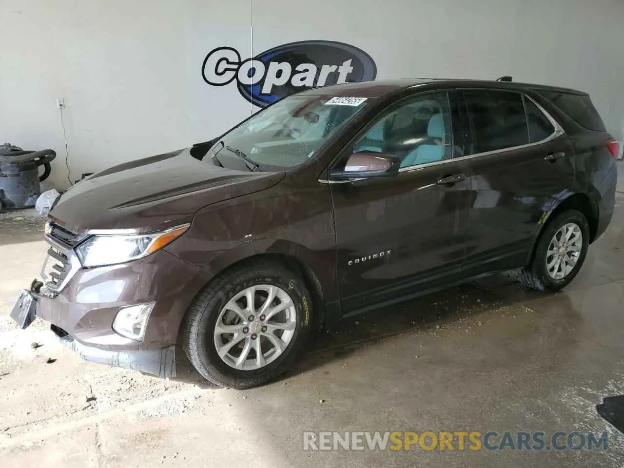 1 fotografías del automóvil dañado 2GNAXUEV4L6233491 CHEVROLET EQUINOX 2020