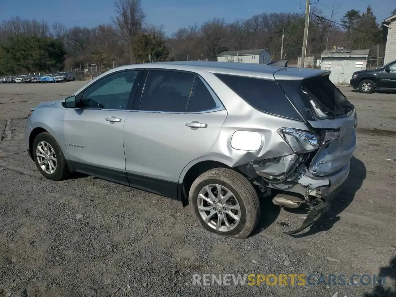 2 fotografías del automóvil dañado 2GNAXUEV4L6240487 CHEVROLET EQUINOX 2020