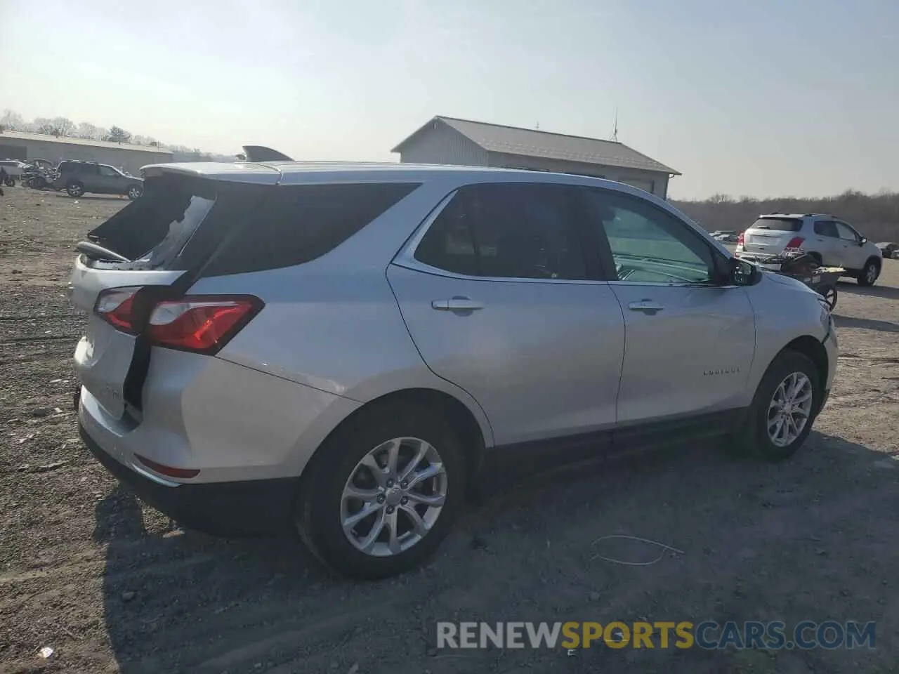 3 fotografías del automóvil dañado 2GNAXUEV4L6240487 CHEVROLET EQUINOX 2020