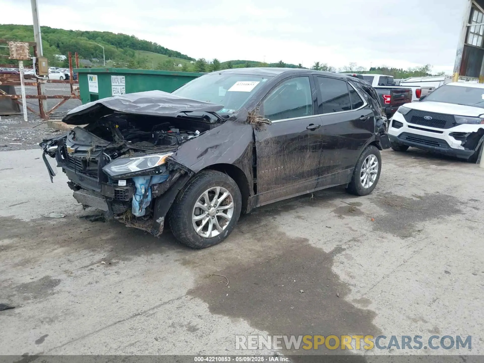 2 fotografías del automóvil dañado 2GNAXUEV4L6265275 CHEVROLET EQUINOX 2020