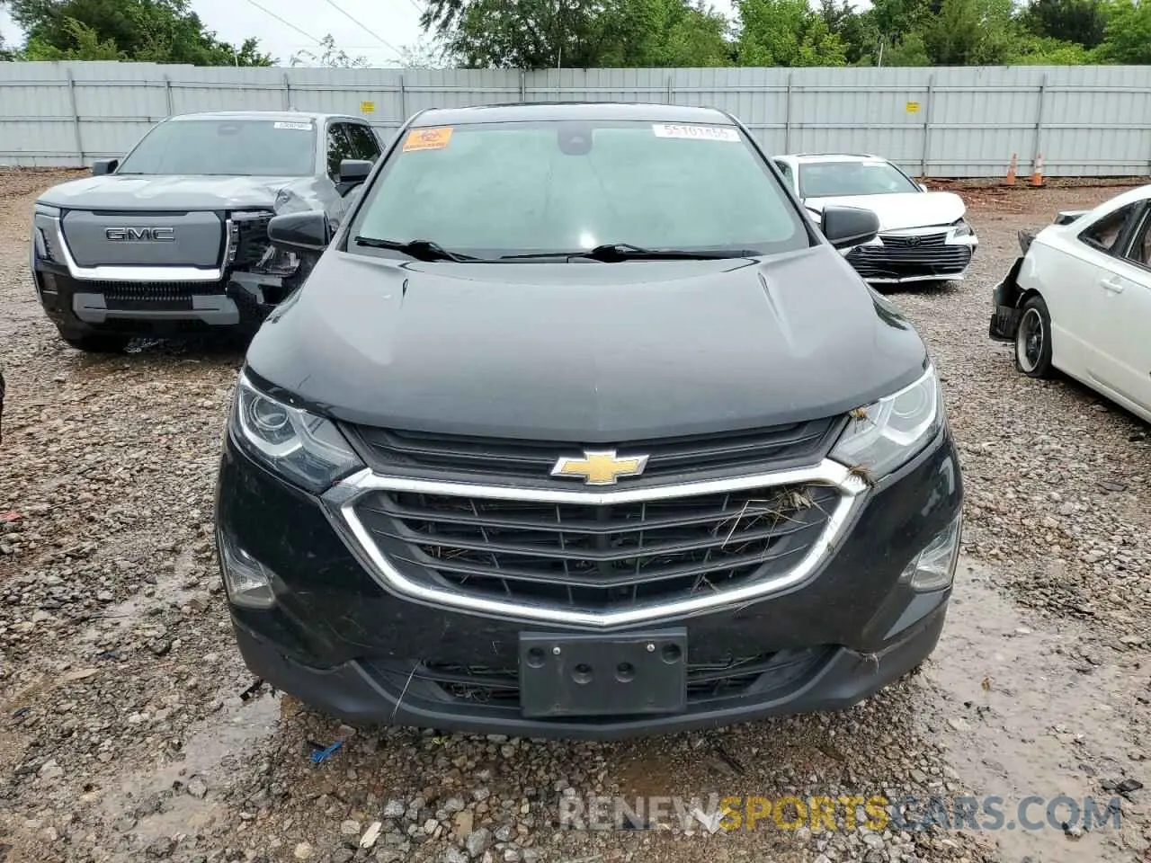 5 fotografías del automóvil dañado 2GNAXUEV5L6152483 CHEVROLET EQUINOX 2020