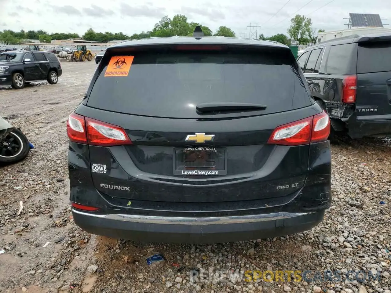 6 fotografías del automóvil dañado 2GNAXUEV5L6152483 CHEVROLET EQUINOX 2020