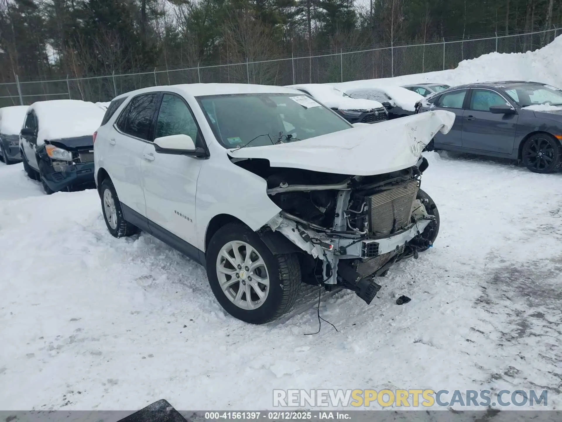 1 fotografías del automóvil dañado 2GNAXUEV5L6154590 CHEVROLET EQUINOX 2020