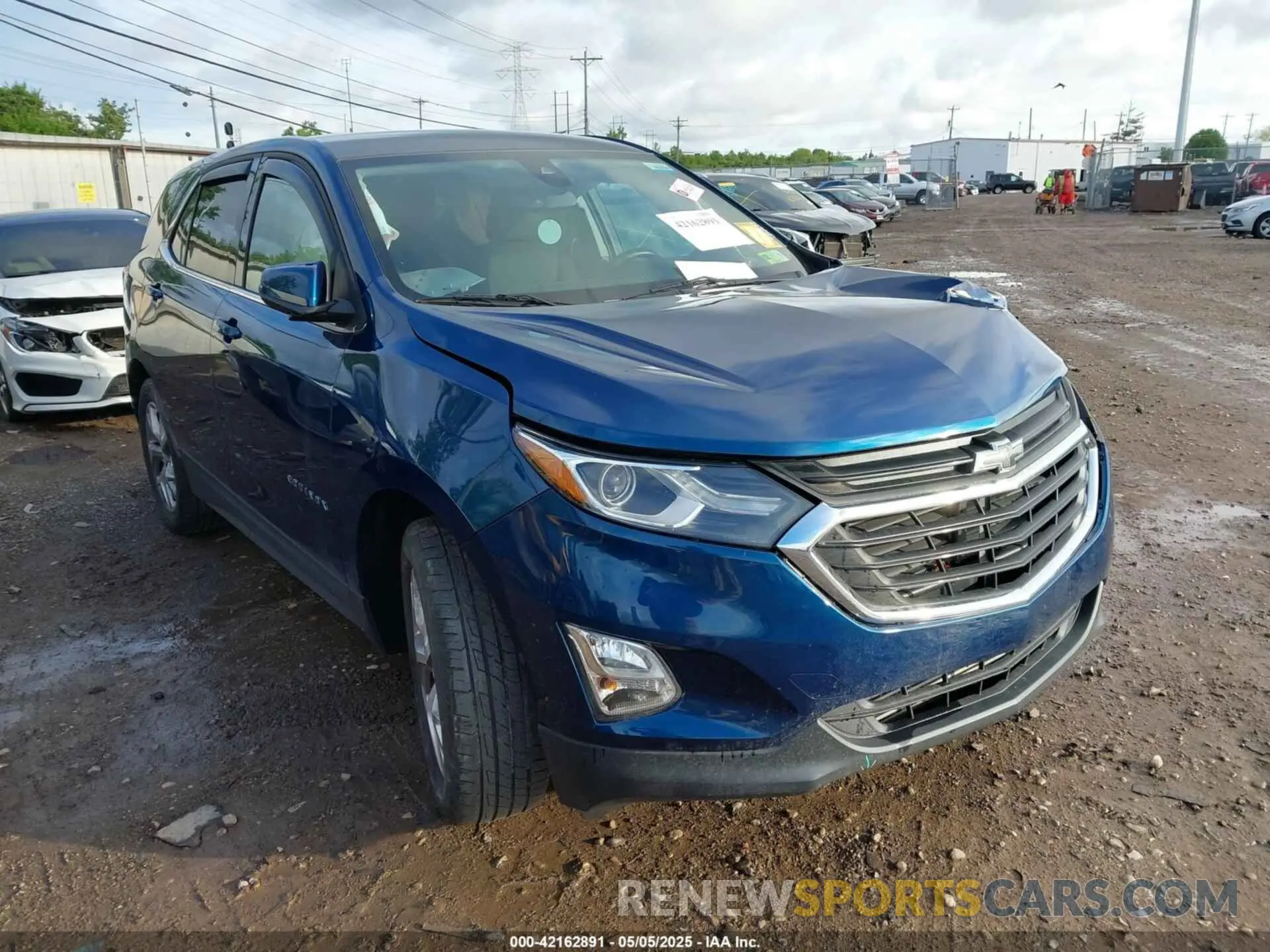 1 fotografías del automóvil dañado 2GNAXUEV5L6173091 CHEVROLET EQUINOX 2020