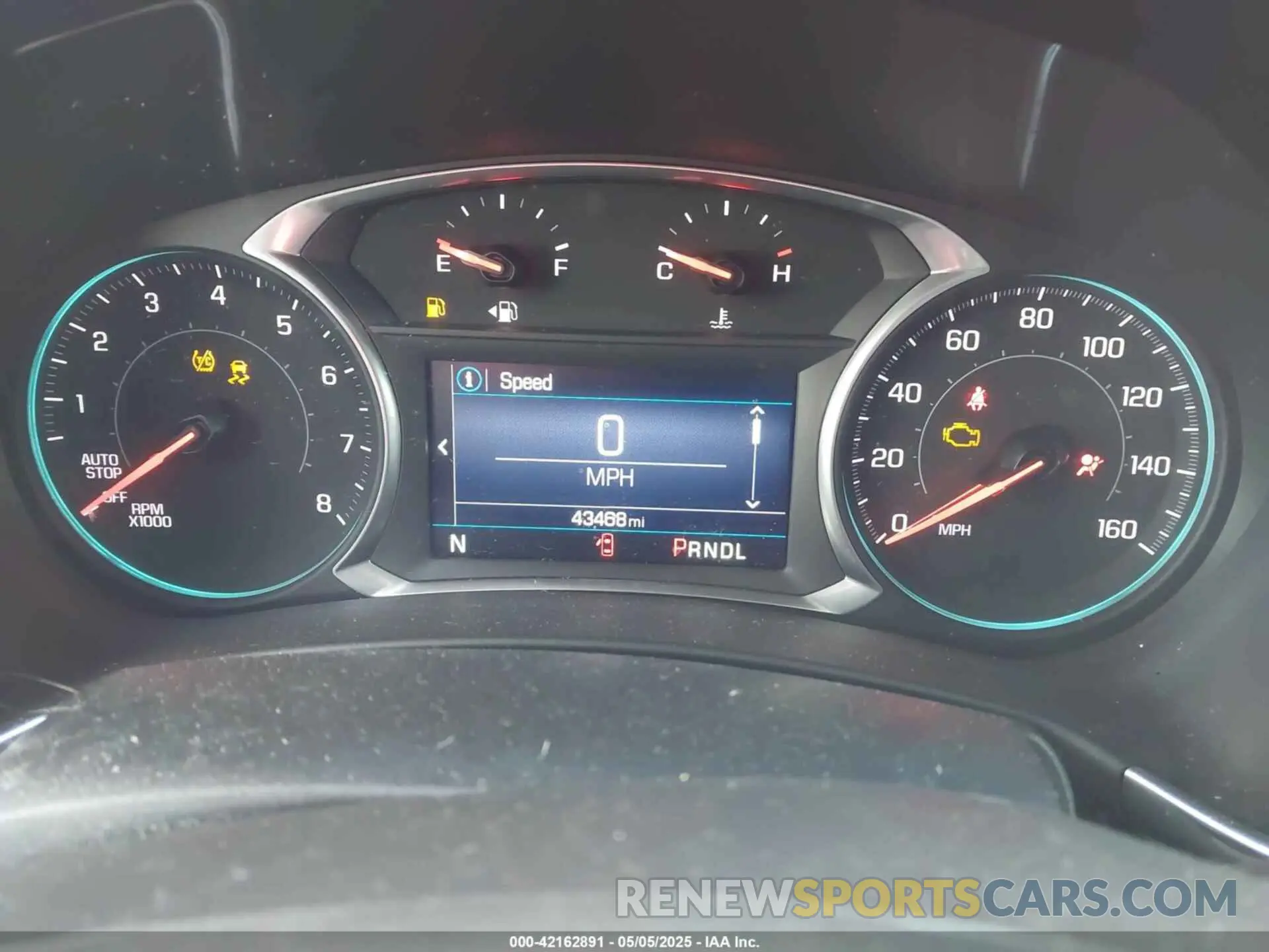 7 fotografías del automóvil dañado 2GNAXUEV5L6173091 CHEVROLET EQUINOX 2020