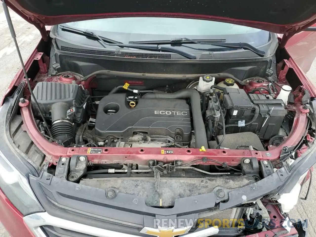 12 fotografías del automóvil dañado 2GNAXUEV5L6201522 CHEVROLET EQUINOX 2020