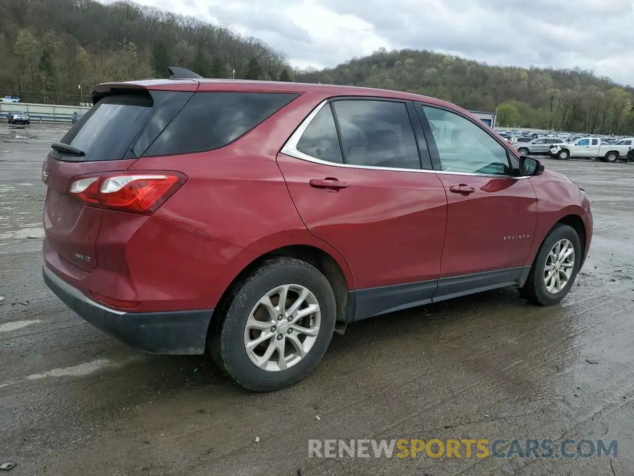 3 fotografías del automóvil dañado 2GNAXUEV5L6201522 CHEVROLET EQUINOX 2020
