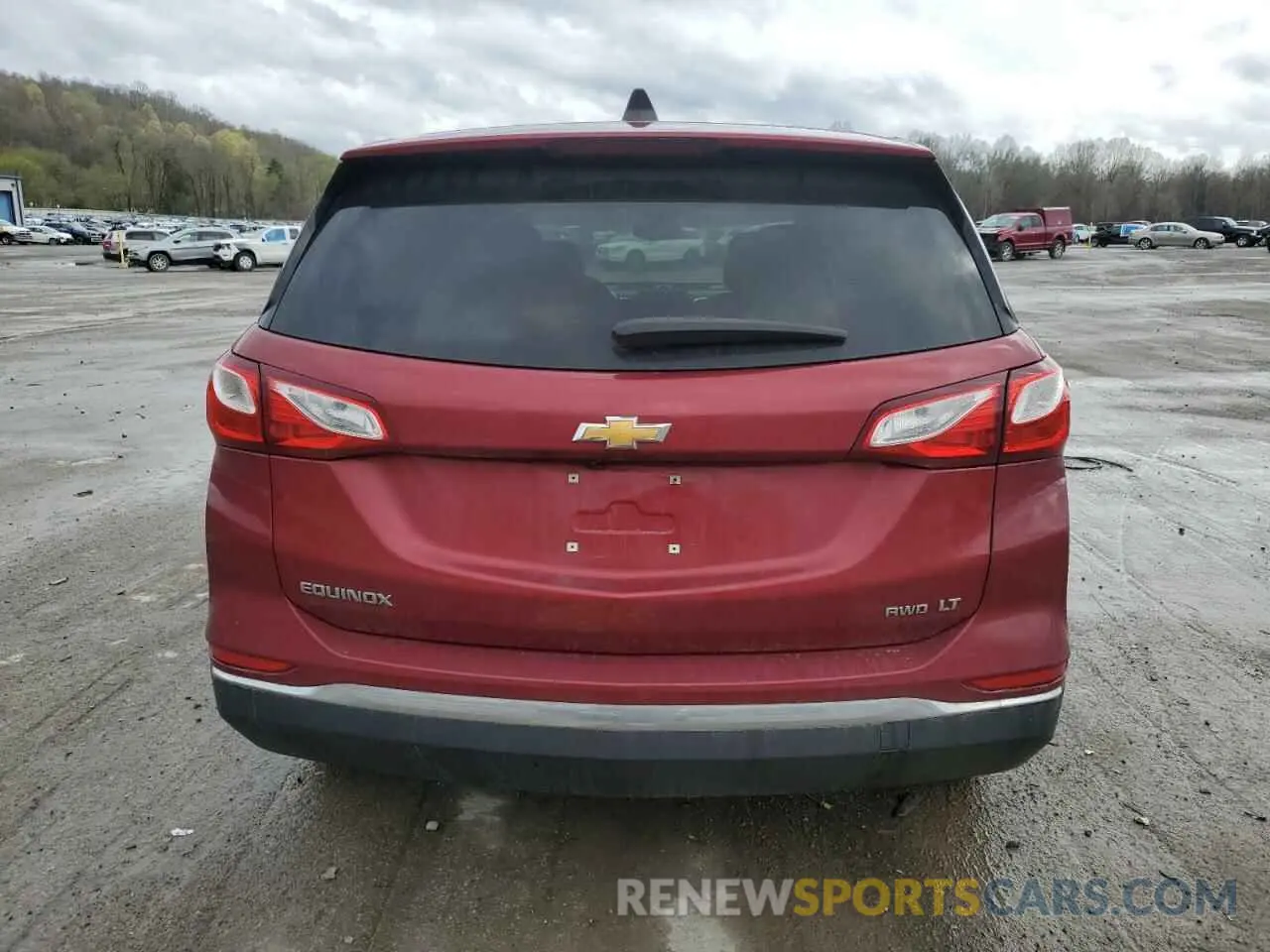 6 fotografías del automóvil dañado 2GNAXUEV5L6201522 CHEVROLET EQUINOX 2020