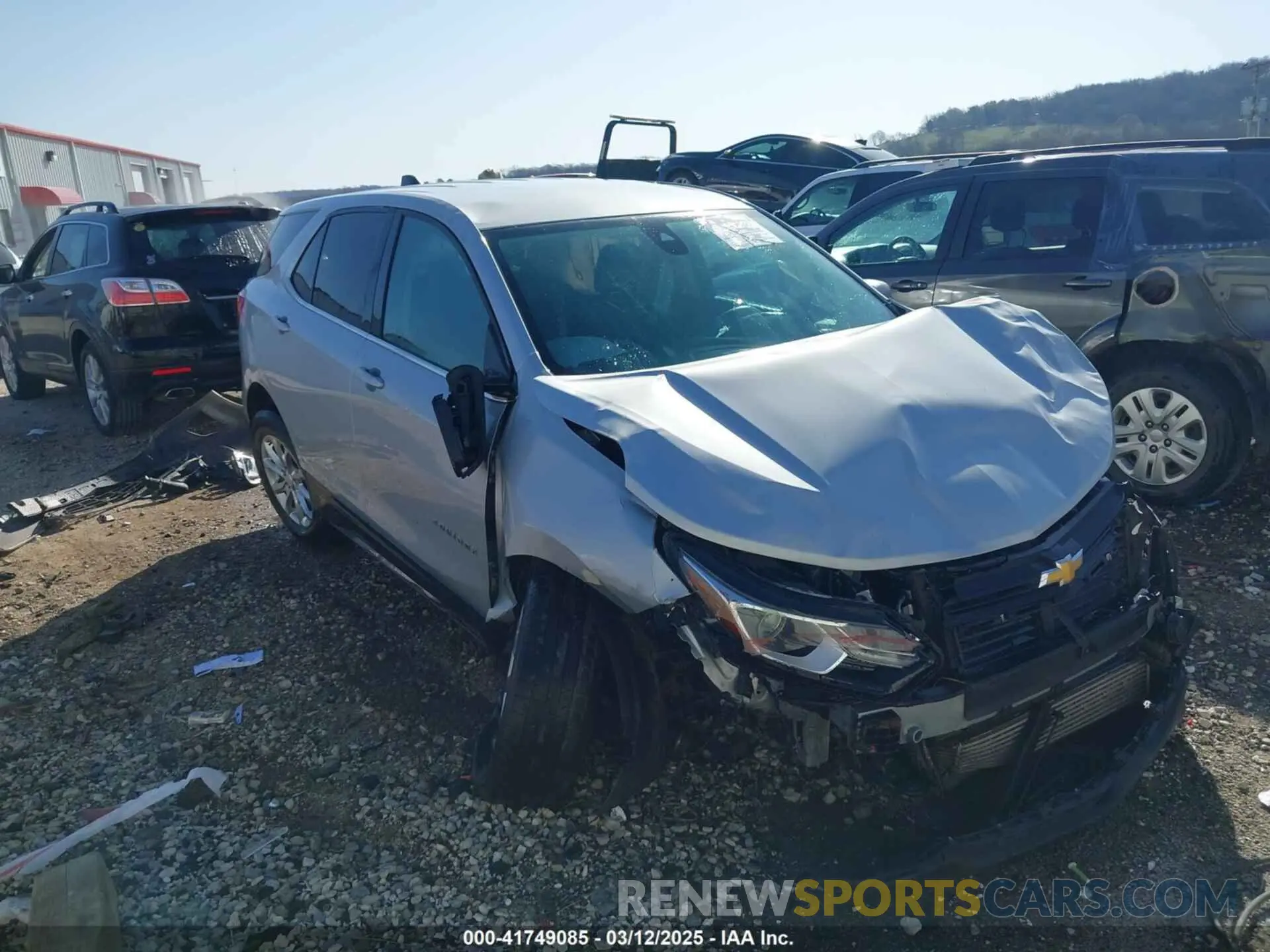 1 fotografías del automóvil dañado 2GNAXUEV5L6205134 CHEVROLET EQUINOX 2020
