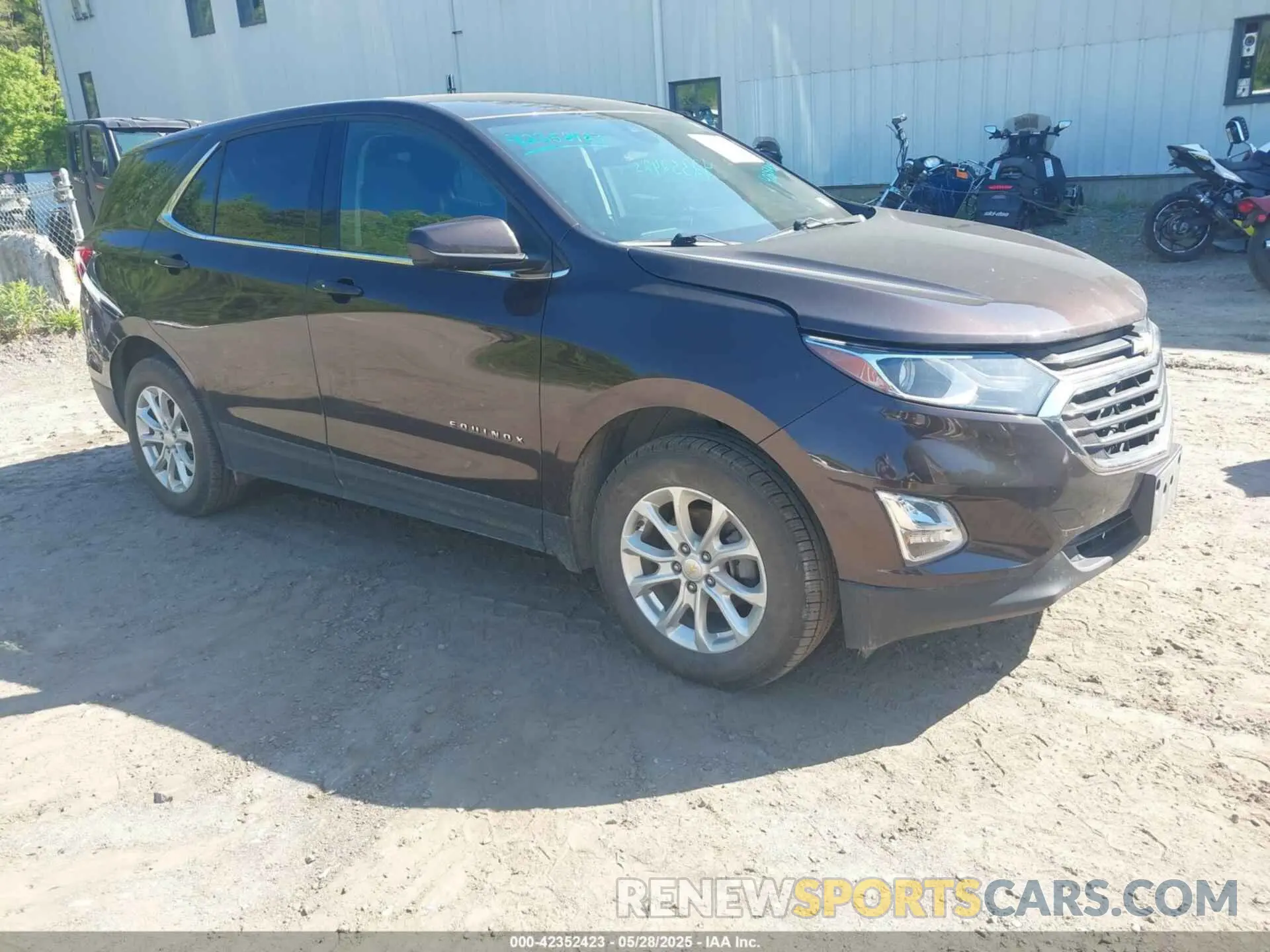 1 fotografías del automóvil dañado 2GNAXUEV6L6109805 CHEVROLET EQUINOX 2020