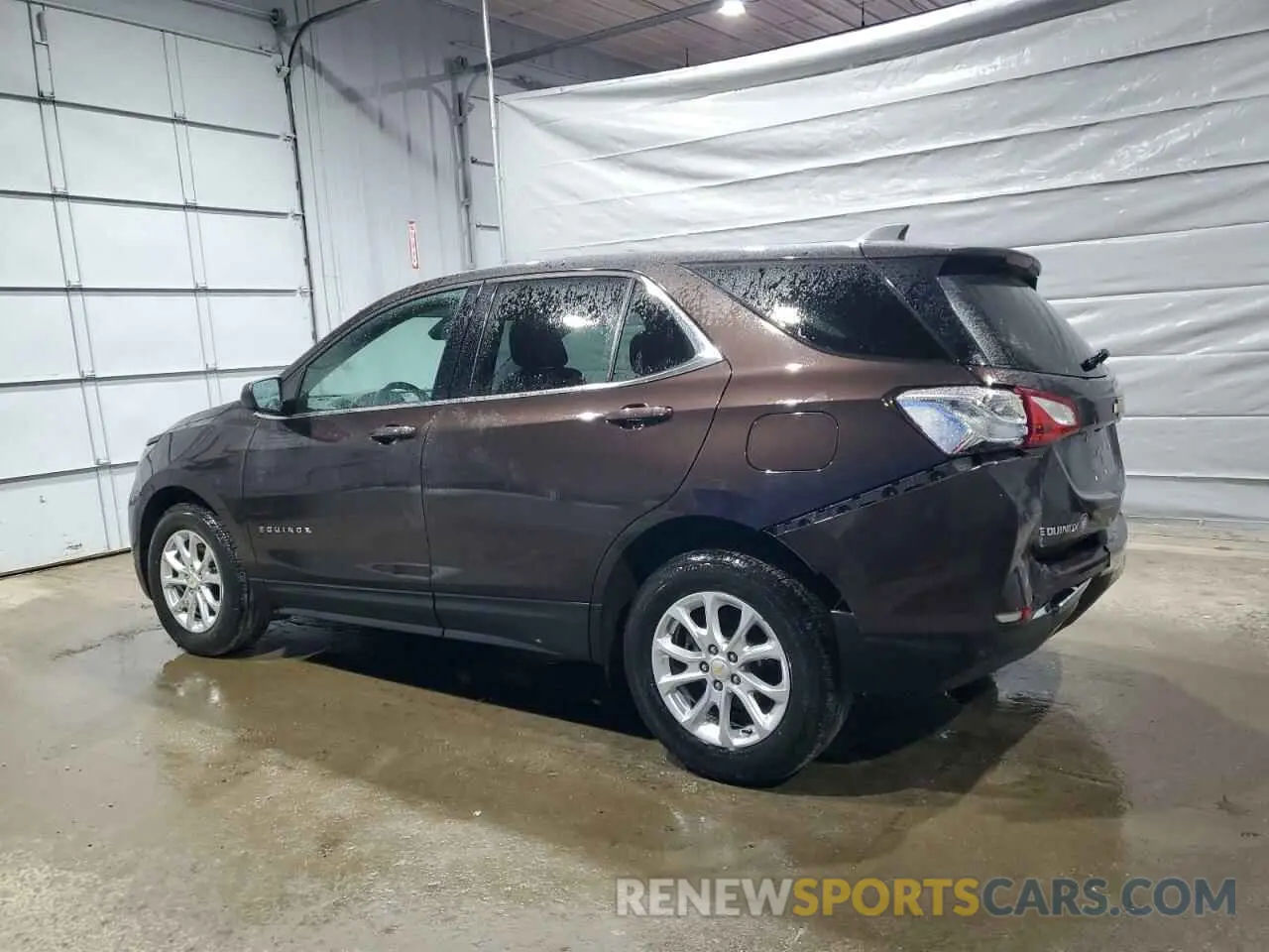2 fotografías del automóvil dañado 2GNAXUEV6L6229118 CHEVROLET EQUINOX 2020