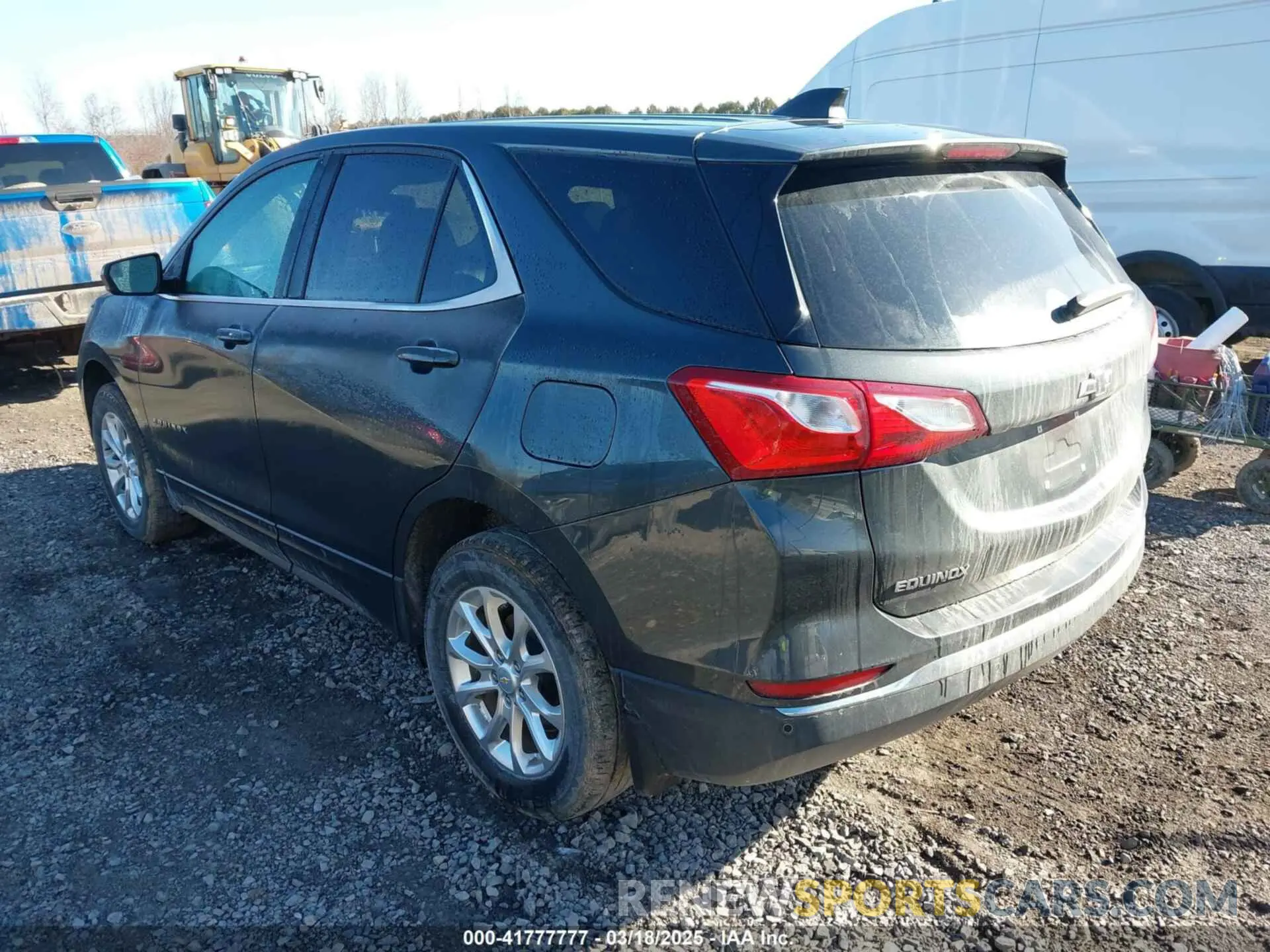 3 fotografías del automóvil dañado 2GNAXUEV6L6270199 CHEVROLET EQUINOX 2020