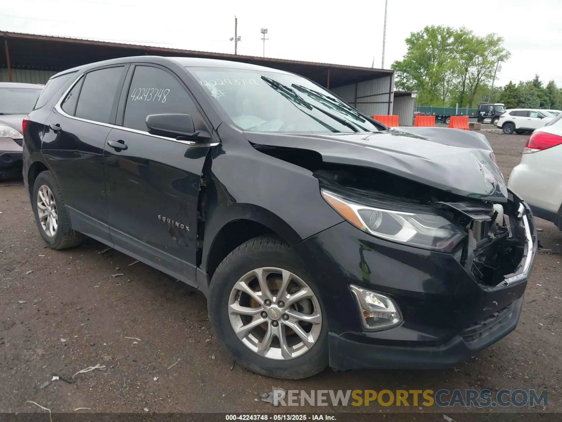 1 fotografías del automóvil dañado 2GNAXUEV7L6191348 CHEVROLET EQUINOX 2020