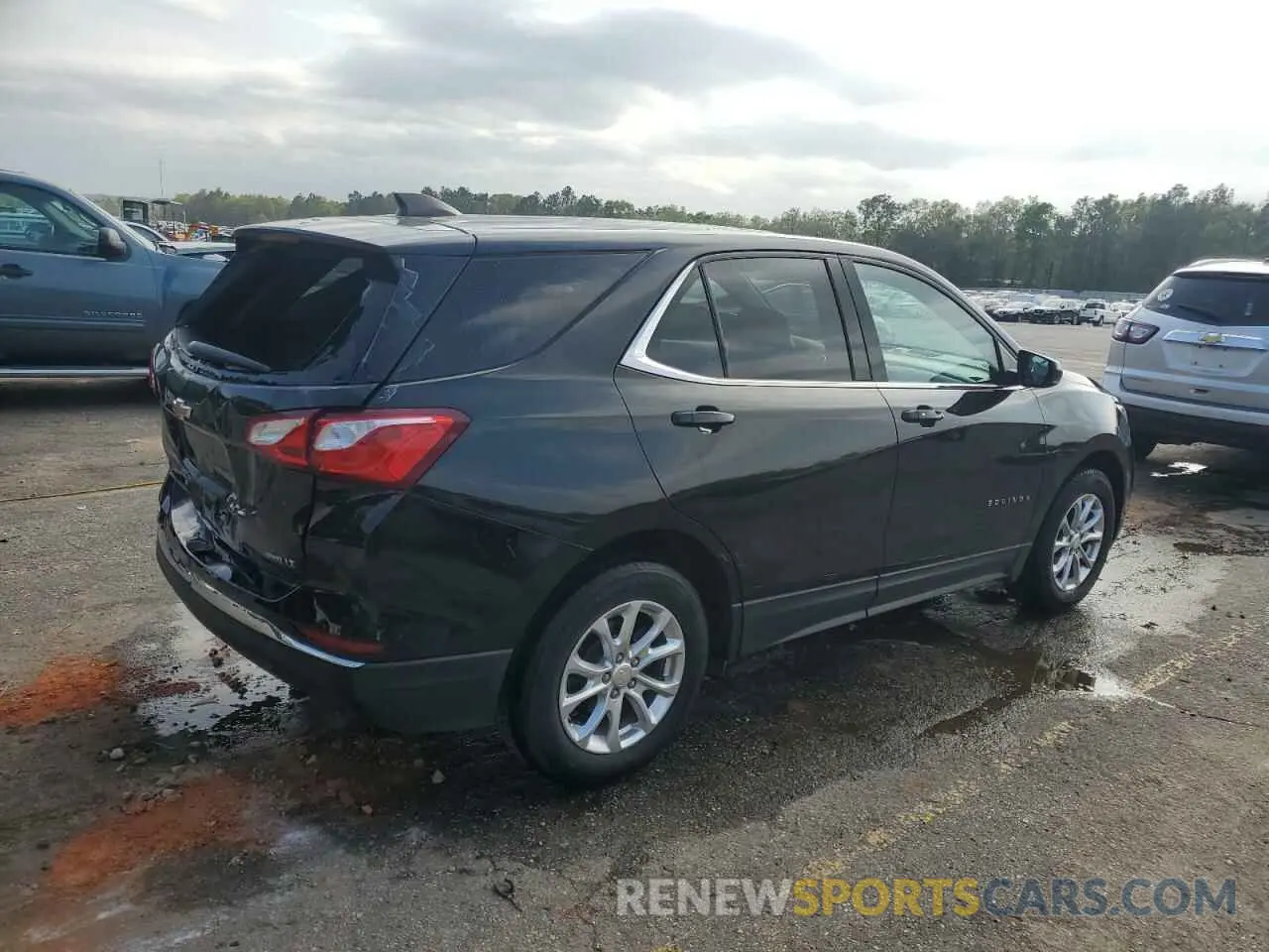 3 fotografías del automóvil dañado 2GNAXUEV7L6200940 CHEVROLET EQUINOX 2020