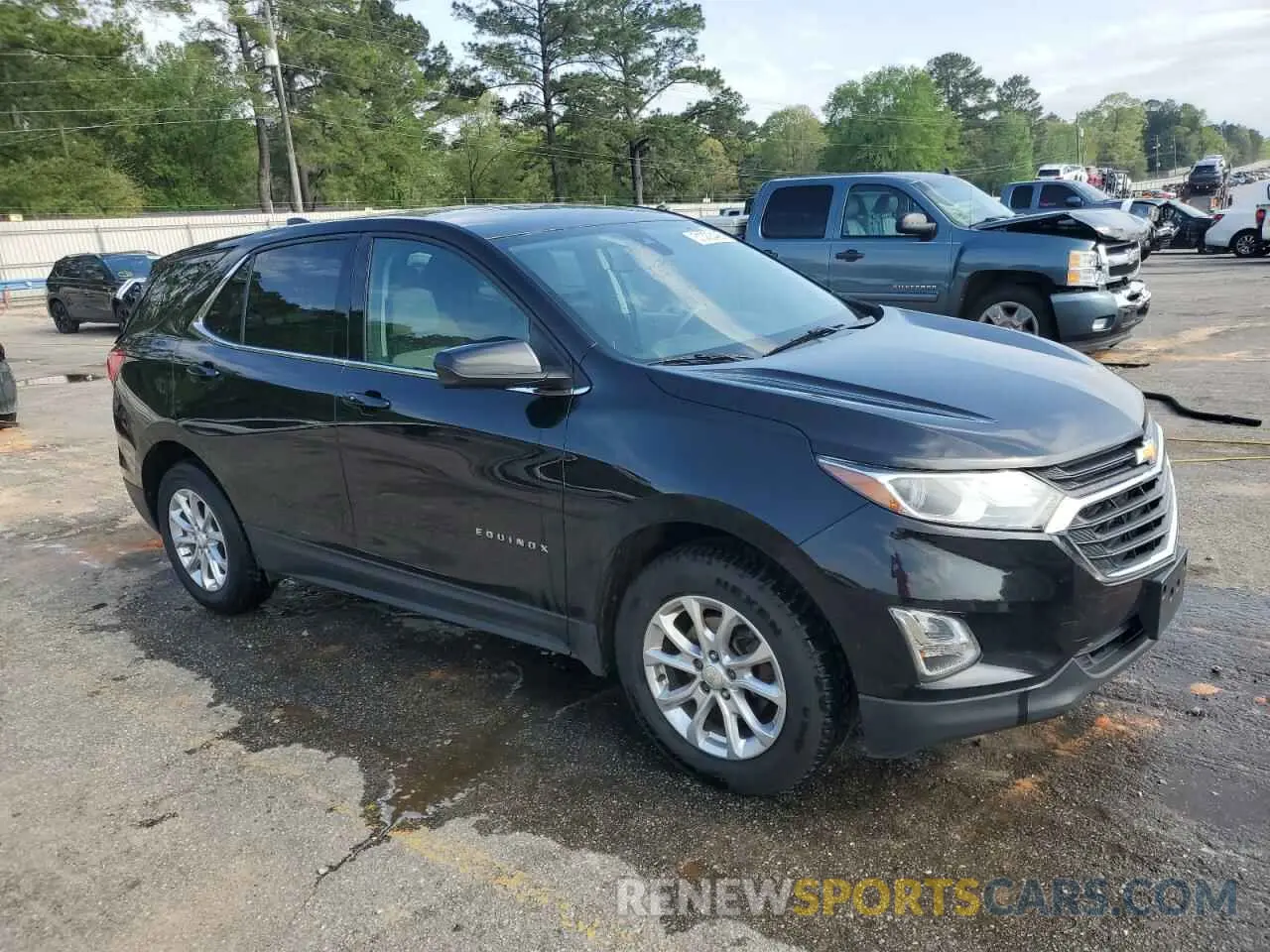 4 fotografías del automóvil dañado 2GNAXUEV7L6200940 CHEVROLET EQUINOX 2020