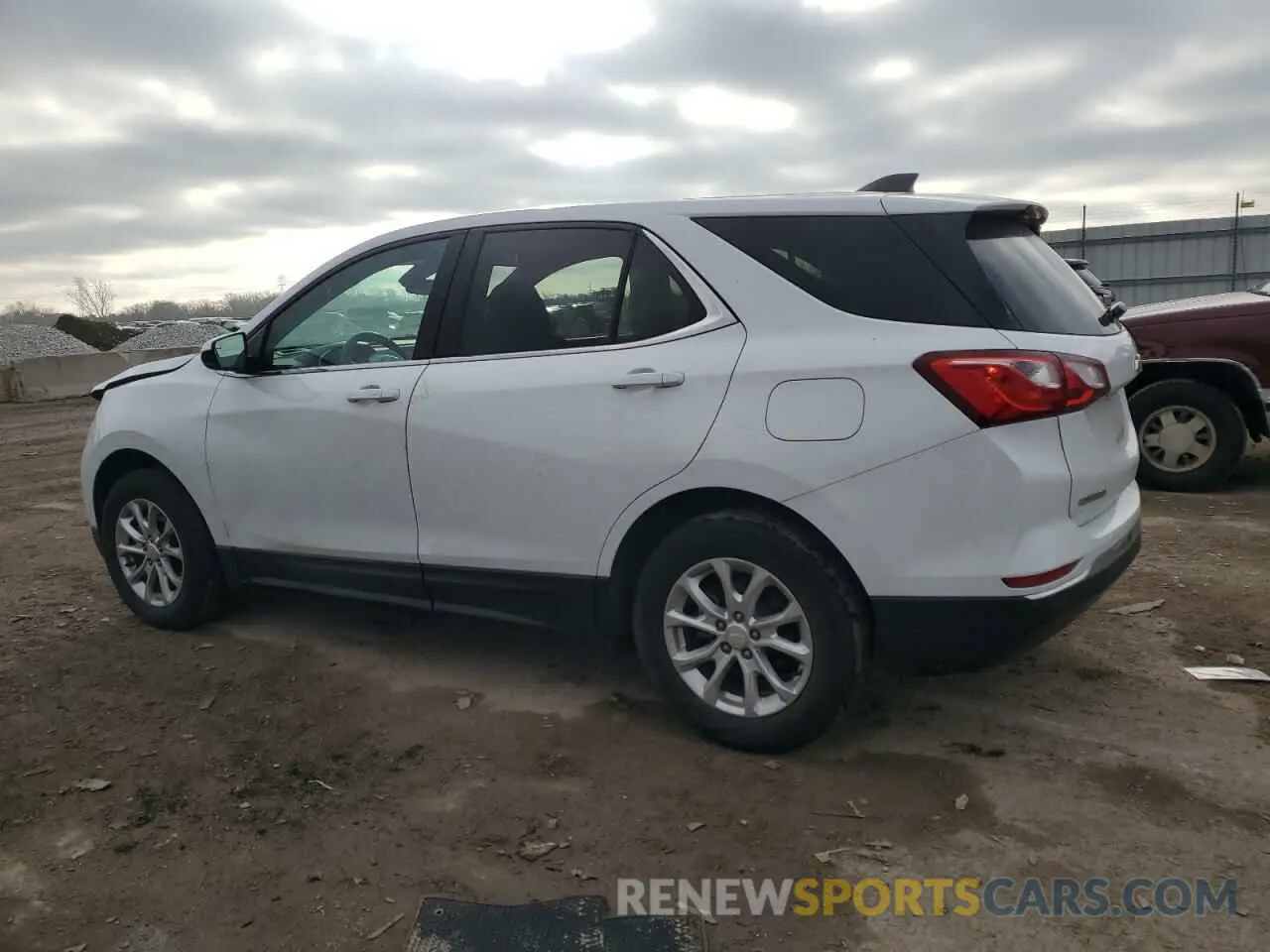 2 fotografías del automóvil dañado 2GNAXUEV7L6202333 CHEVROLET EQUINOX 2020