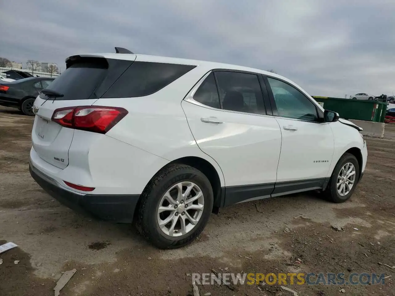 3 fotografías del automóvil dañado 2GNAXUEV7L6202333 CHEVROLET EQUINOX 2020