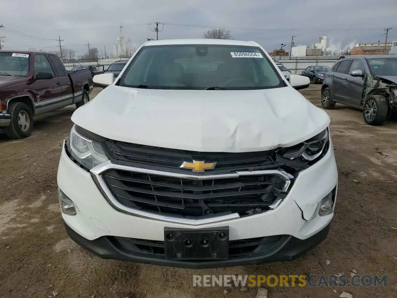 5 fotografías del automóvil dañado 2GNAXUEV7L6202333 CHEVROLET EQUINOX 2020