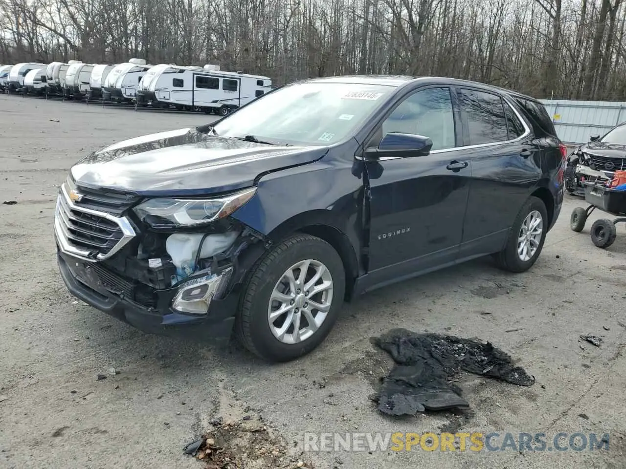 1 fotografías del automóvil dañado 2GNAXUEV7L6203272 CHEVROLET EQUINOX 2020