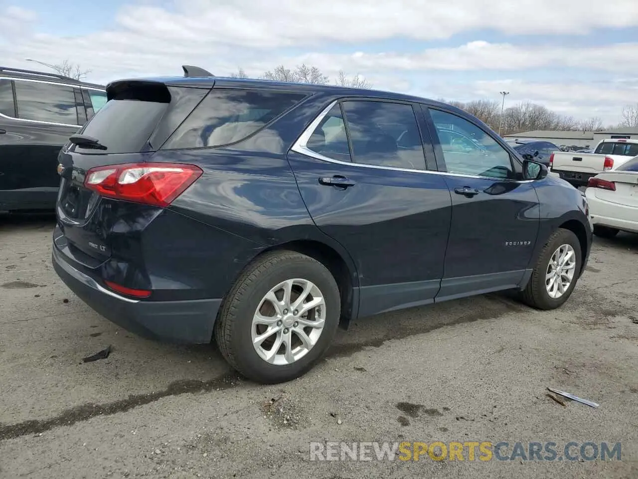 3 fotografías del automóvil dañado 2GNAXUEV7L6203272 CHEVROLET EQUINOX 2020