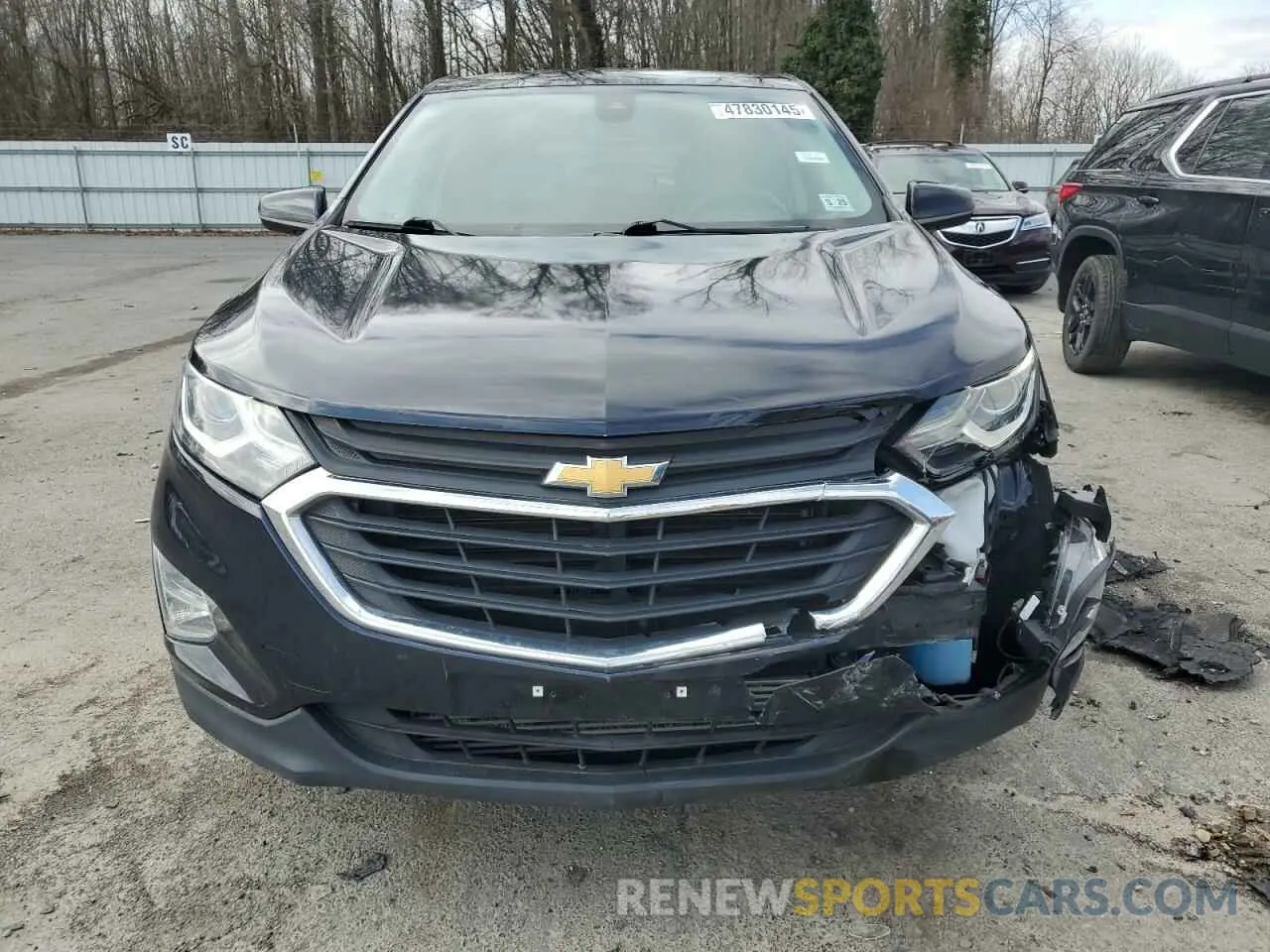 5 fotografías del automóvil dañado 2GNAXUEV7L6203272 CHEVROLET EQUINOX 2020