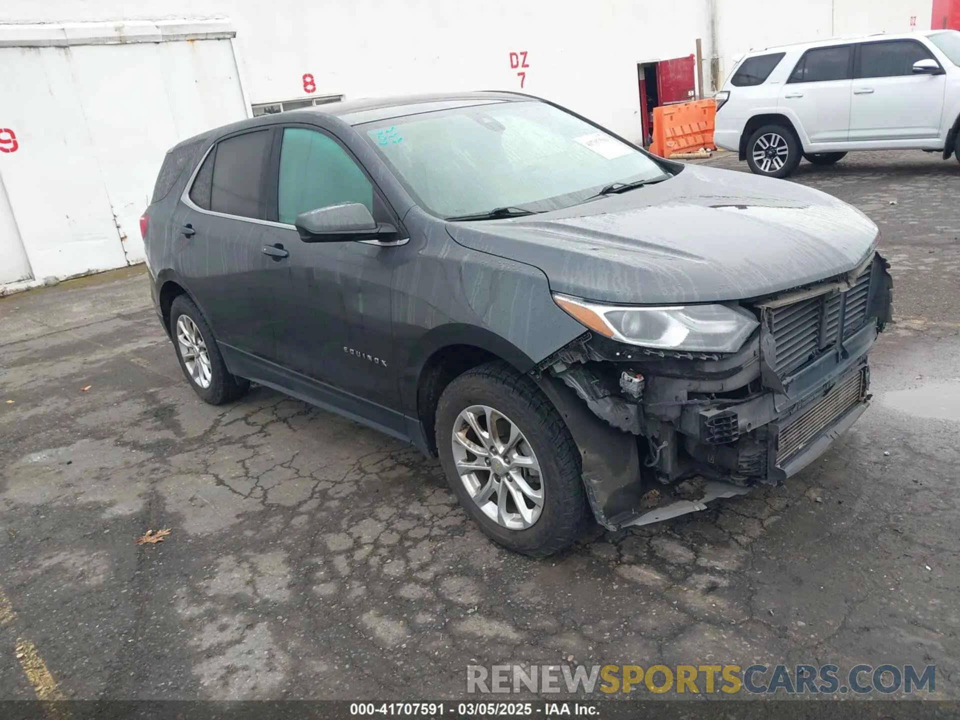 1 fotografías del automóvil dañado 2GNAXUEV7L6217141 CHEVROLET EQUINOX 2020