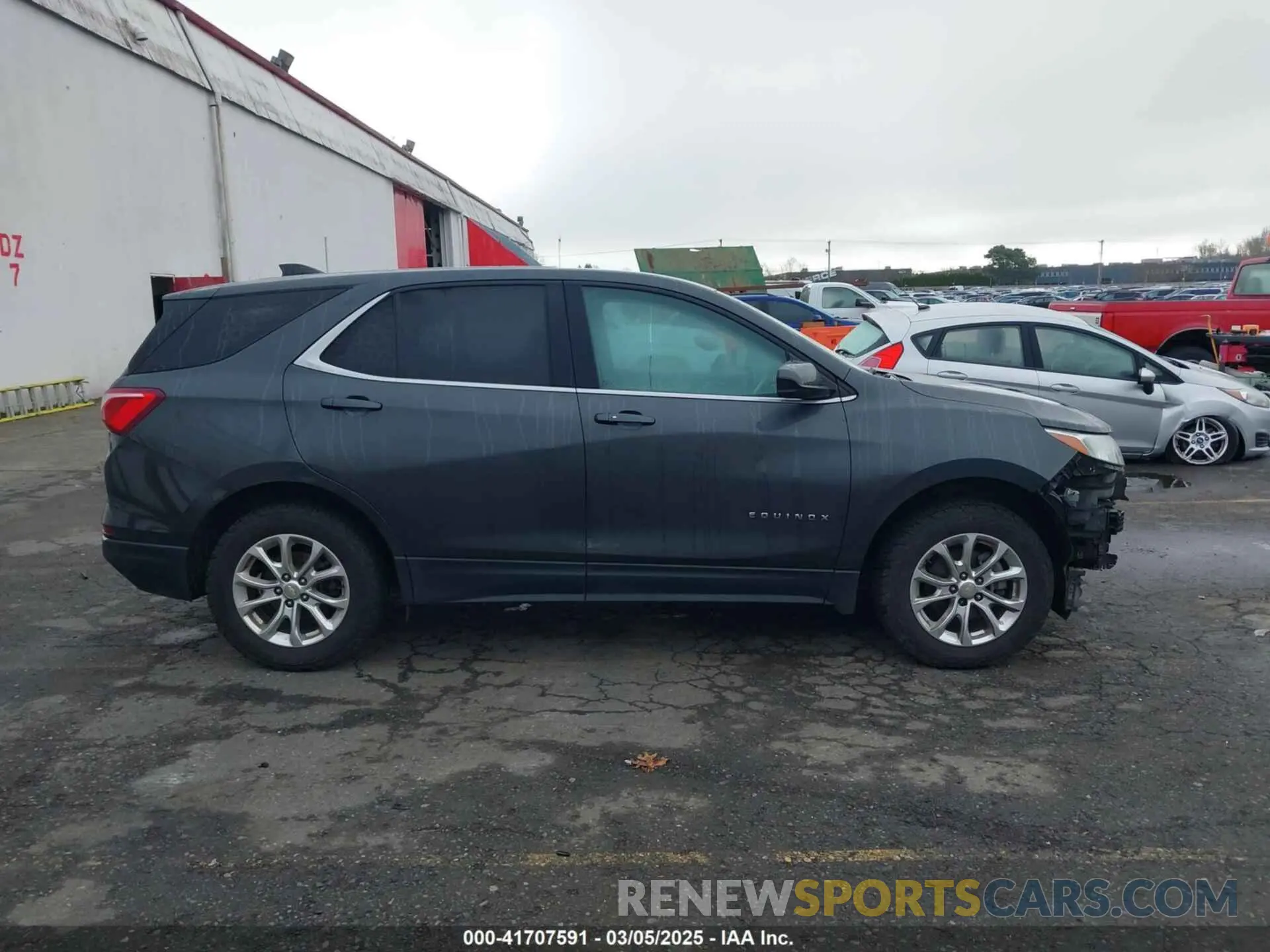 14 fotografías del automóvil dañado 2GNAXUEV7L6217141 CHEVROLET EQUINOX 2020