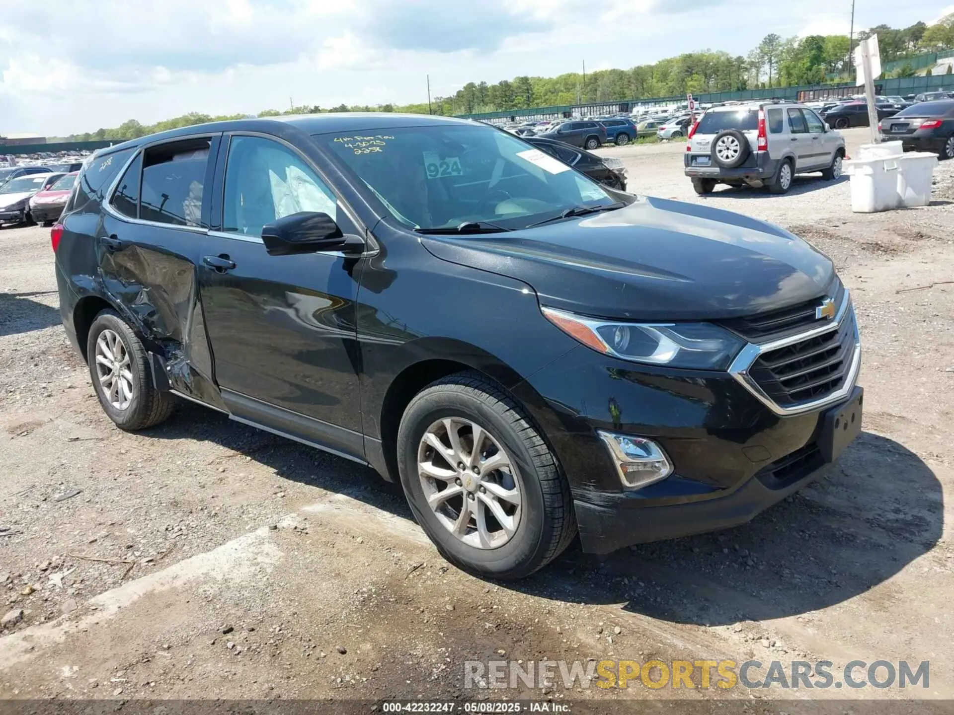 1 fotografías del automóvil dañado 2GNAXUEV7L6238054 CHEVROLET EQUINOX 2020
