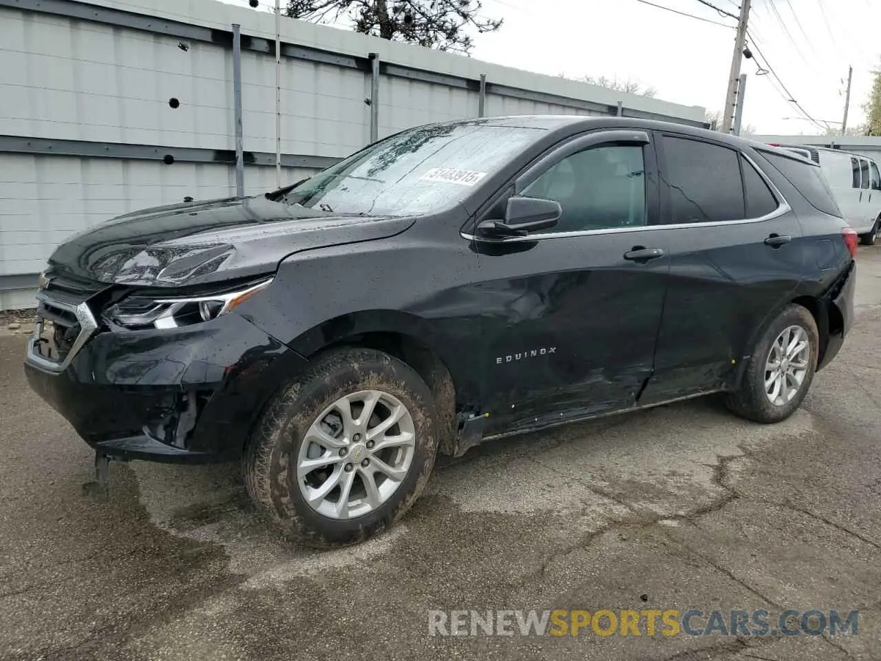 1 fotografías del automóvil dañado 2GNAXUEV8L6154728 CHEVROLET EQUINOX 2020