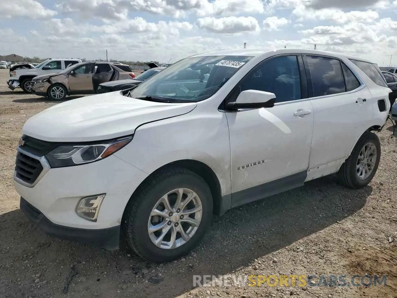 1 fotografías del automóvil dañado 2GNAXUEV8L6189480 CHEVROLET EQUINOX 2020