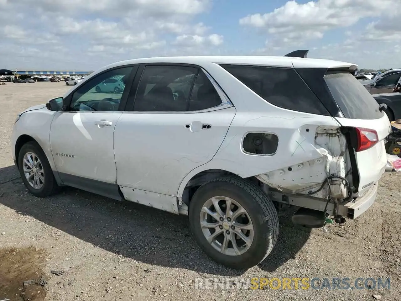 2 fotografías del automóvil dañado 2GNAXUEV8L6189480 CHEVROLET EQUINOX 2020