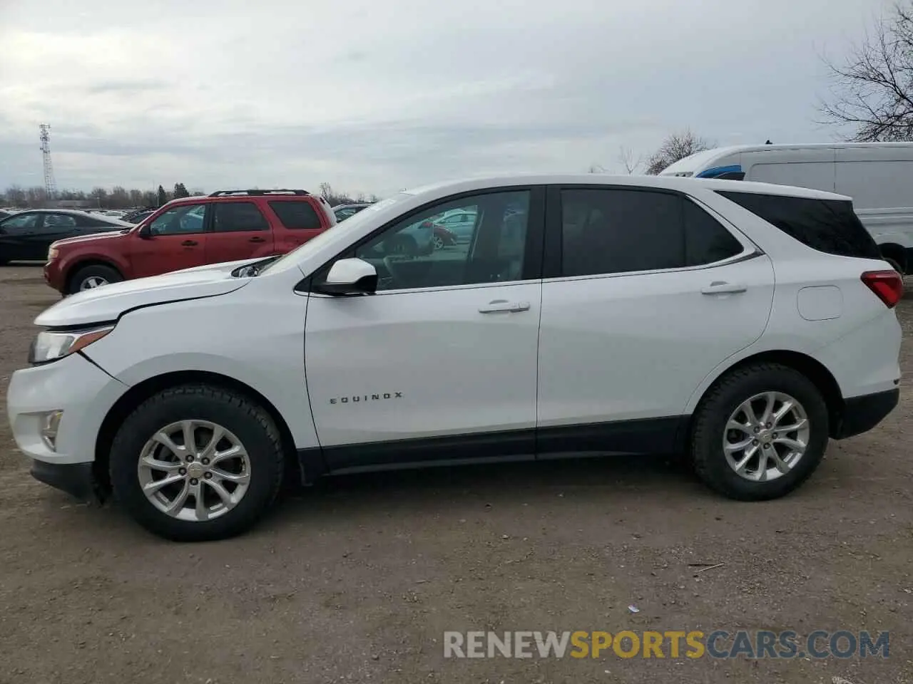 1 fotografías del automóvil dañado 2GNAXUEV8L6223188 CHEVROLET EQUINOX 2020
