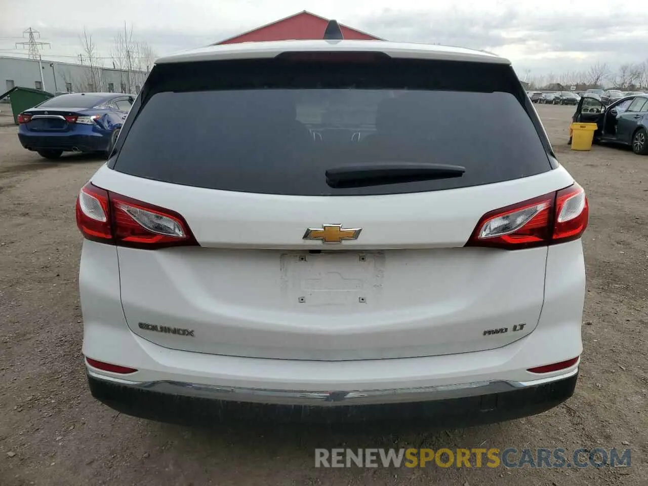 6 fotografías del automóvil dañado 2GNAXUEV8L6223188 CHEVROLET EQUINOX 2020