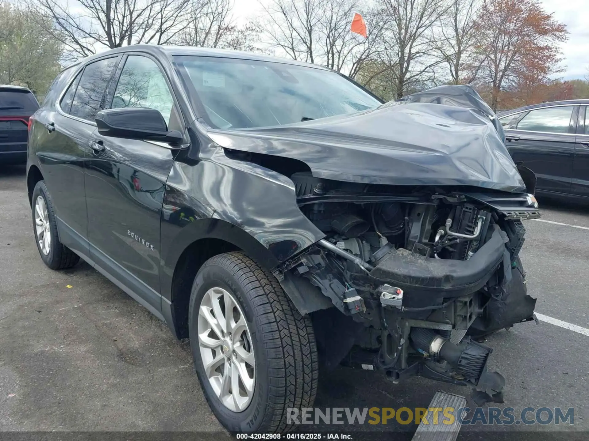 1 fotografías del automóvil dañado 2GNAXUEVXL6167545 CHEVROLET EQUINOX 2020