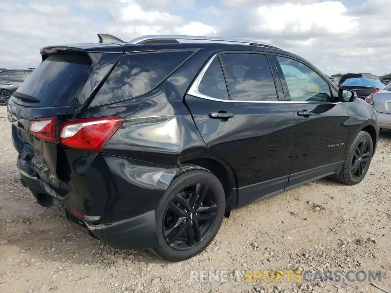 3 fotografías del automóvil dañado 2GNAXVEX0L6131208 CHEVROLET EQUINOX 2020