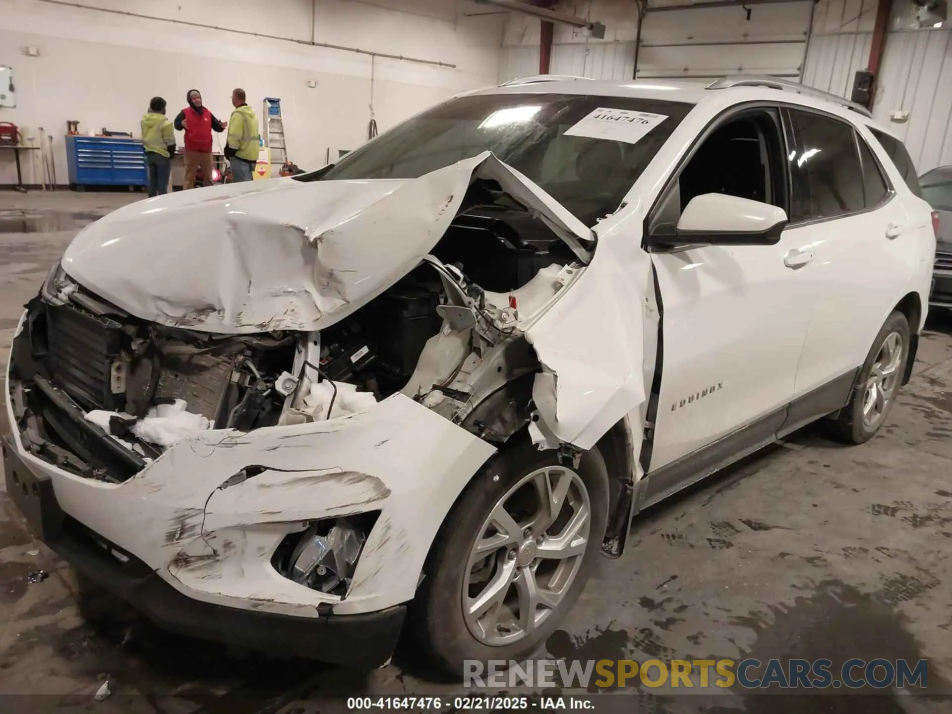 2 fotografías del automóvil dañado 2GNAXVEX1L6220009 CHEVROLET EQUINOX 2020