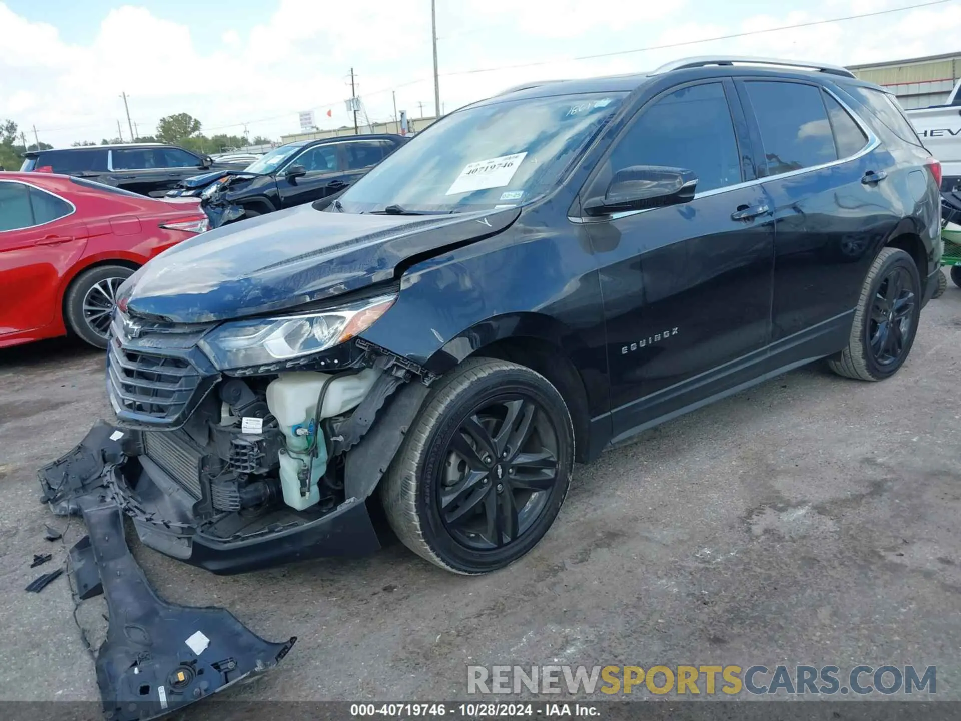 2 fotografías del automóvil dañado 2GNAXVEX7L6178168 CHEVROLET EQUINOX 2020