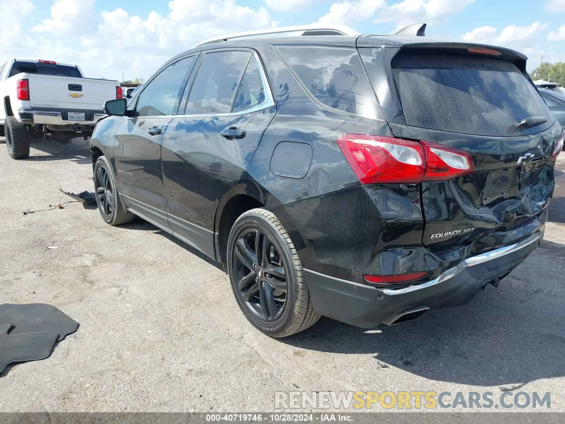 3 fotografías del automóvil dañado 2GNAXVEX7L6178168 CHEVROLET EQUINOX 2020