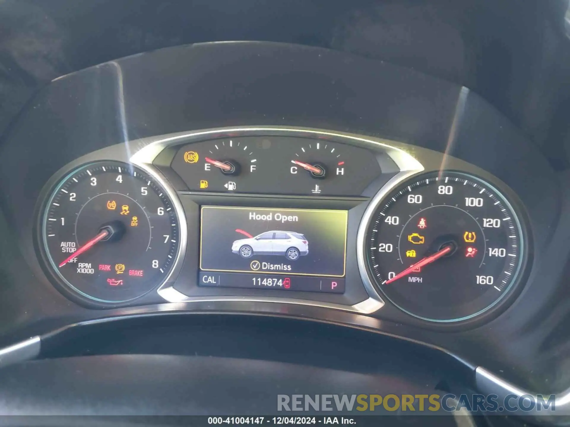 7 fotografías del automóvil dañado 2GNAXXEV2L6219350 CHEVROLET EQUINOX 2020