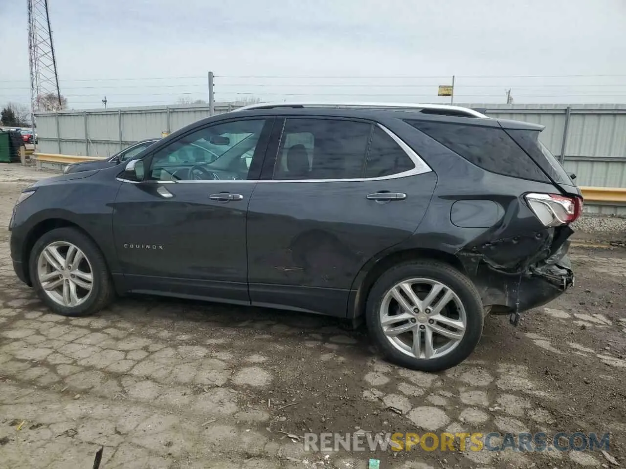 2 fotografías del automóvil dañado 2GNAXXEV4L6190885 CHEVROLET EQUINOX 2020