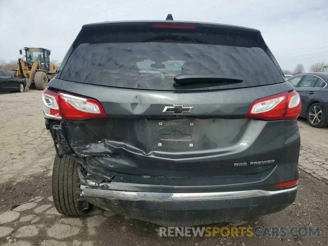 6 fotografías del automóvil dañado 2GNAXXEV4L6190885 CHEVROLET EQUINOX 2020