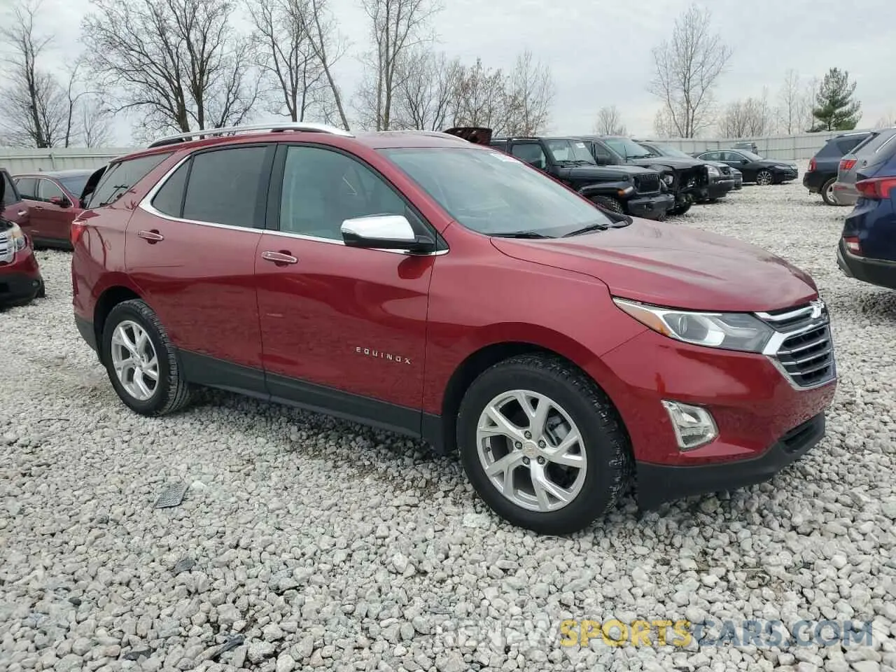 4 fotografías del automóvil dañado 2GNAXXEV6L6125956 CHEVROLET EQUINOX 2020