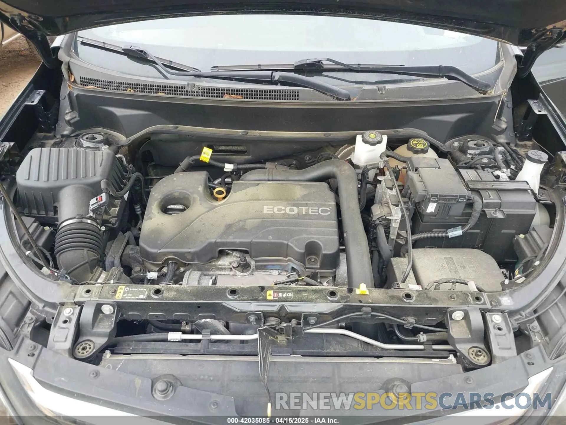 10 fotografías del automóvil dañado 2GNAXXEVXL6233514 CHEVROLET EQUINOX 2020