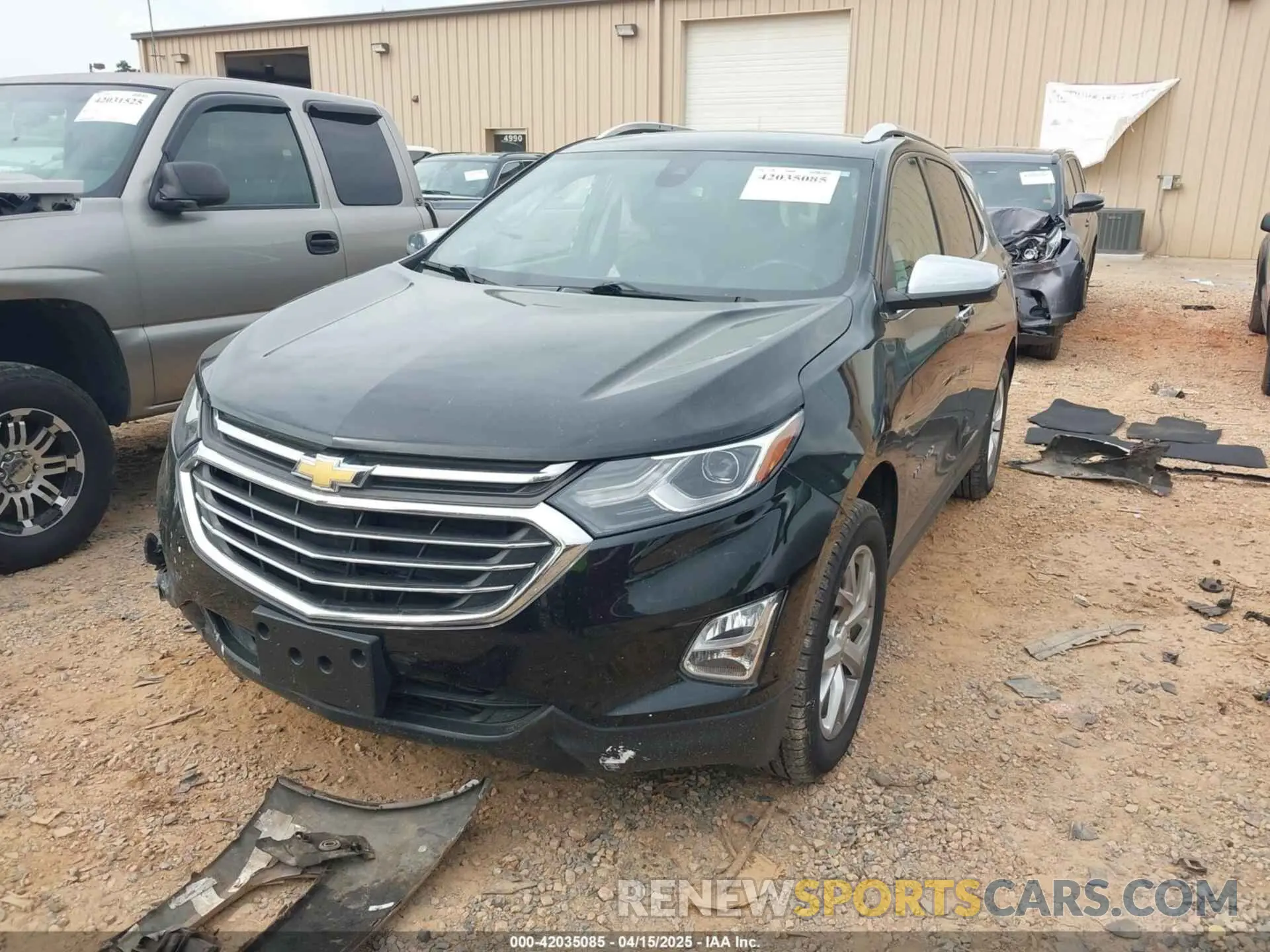 2 fotografías del automóvil dañado 2GNAXXEVXL6233514 CHEVROLET EQUINOX 2020