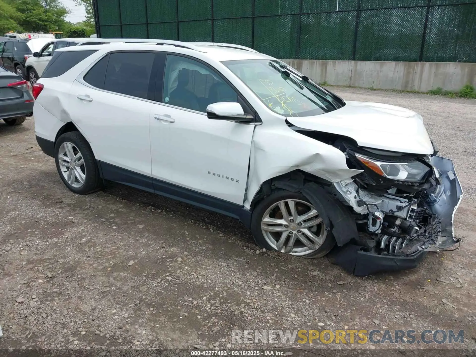 1 fotografías del automóvil dañado 2GNAXYEX0L6228717 CHEVROLET EQUINOX 2020