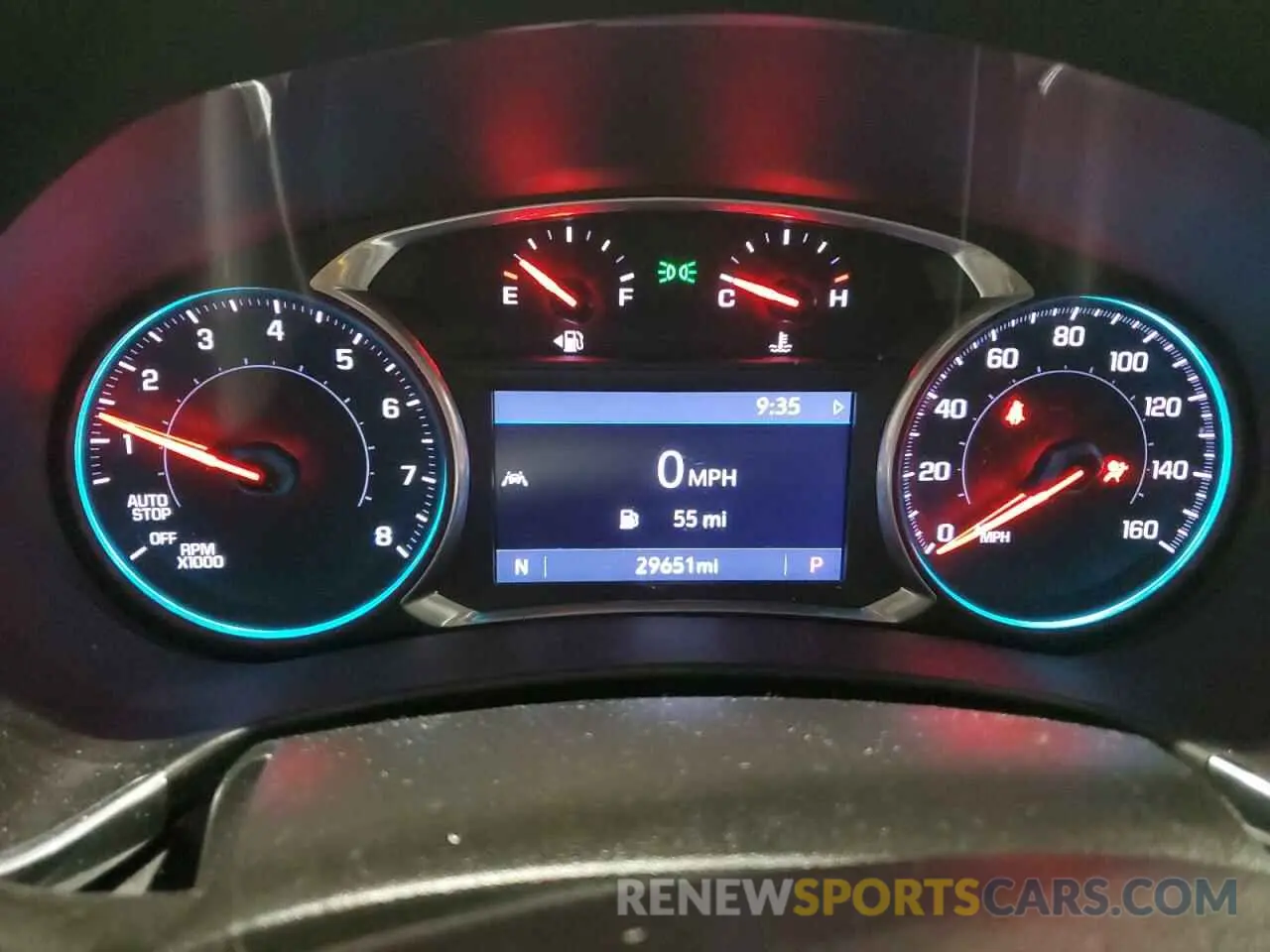9 fotografías del automóvil dañado 2GNAXYEX0L6231035 CHEVROLET EQUINOX 2020