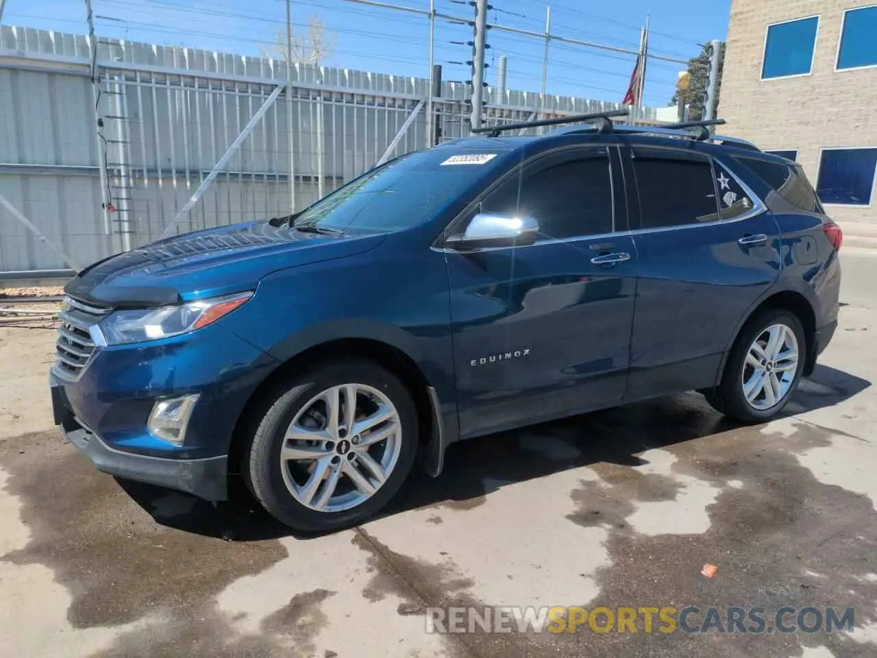 1 fotografías del automóvil dañado 2GNAXYEX5L6275953 CHEVROLET EQUINOX 2020